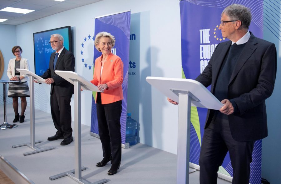Lancement du Programme Catalyst Ursula Von der Leyen, Bill Gates et